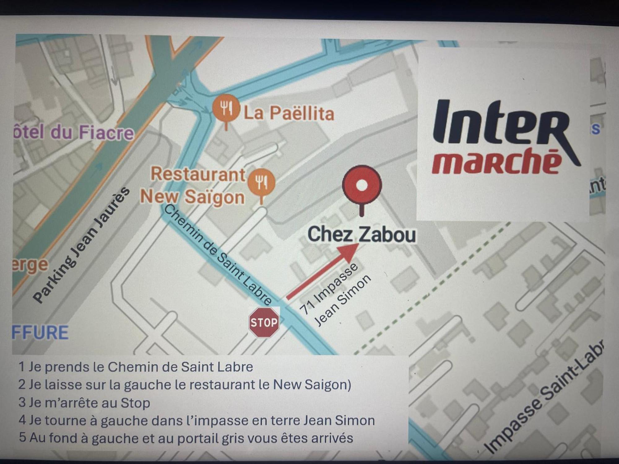 "Chambre" Chez Zabou Carpentras Exterior foto